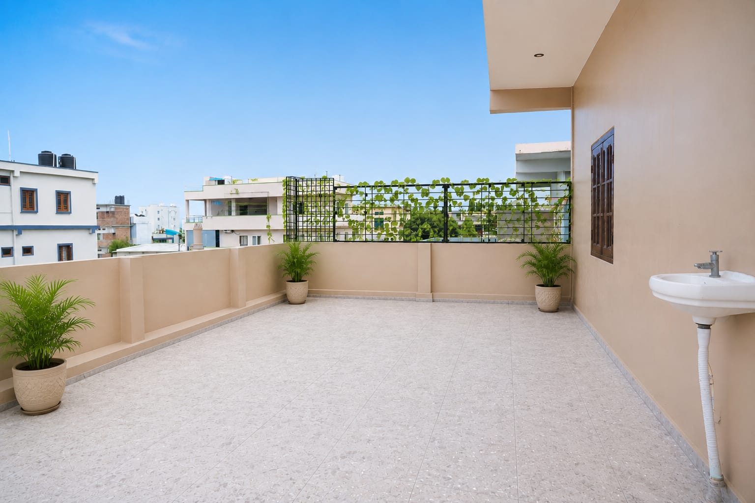 Rooftop terrace
